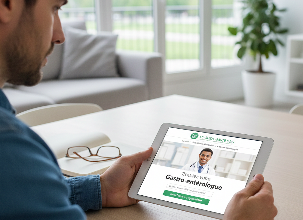 Pour consulter un gastro-entérologue, rendez-vous sur le-guide-sante.org
