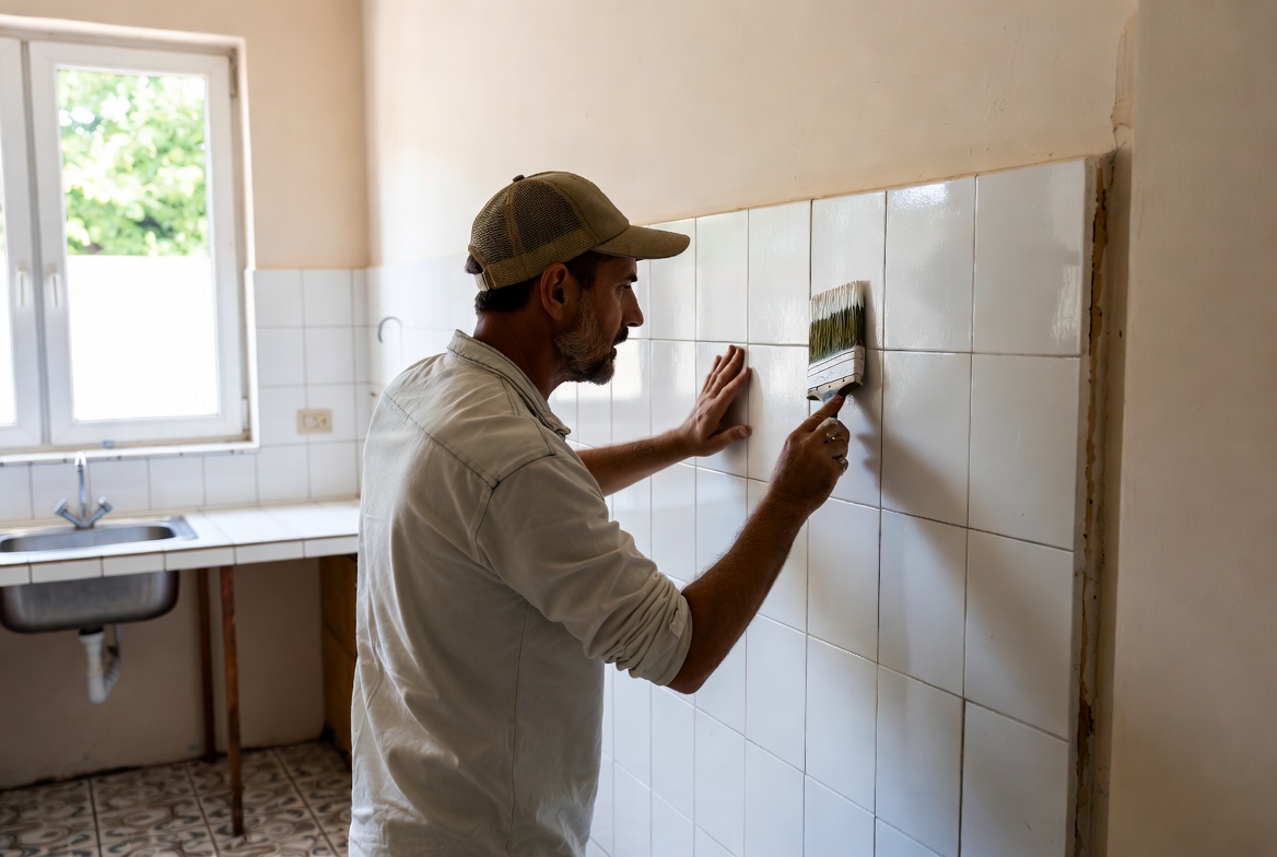 Districolor met à votre disposition tout un panel de peintures pour carrelage