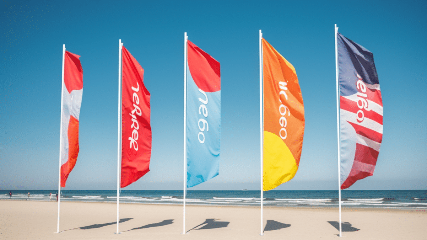 Beach Flag : l’art de la publicité en mouvement